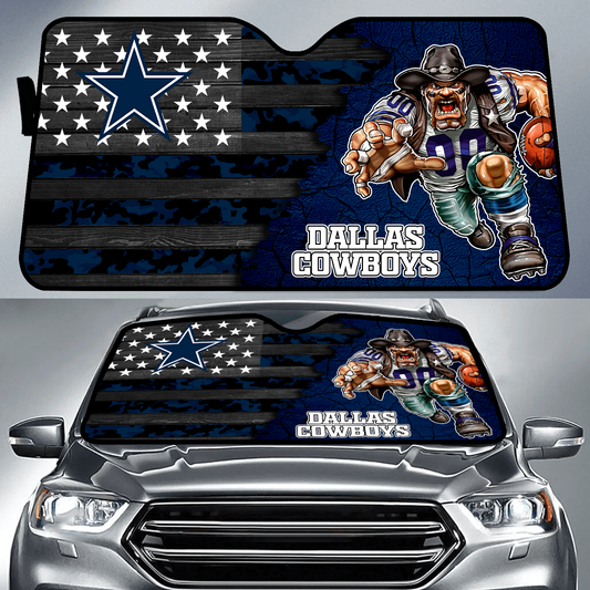 DAL x NFL Personalized Auto Sun Shade DATND TANTD