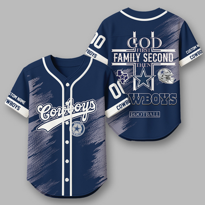 DAL x NFL Premium NFL Baseball Jersey DATND TANTD