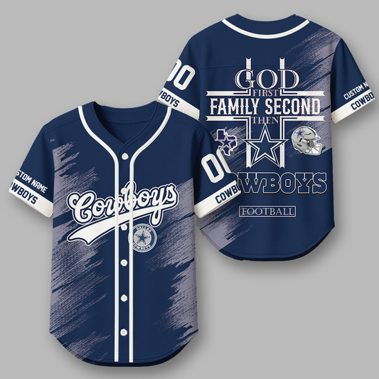 DAL x NFL Premium NFL Baseball Jersey DATND TANTD