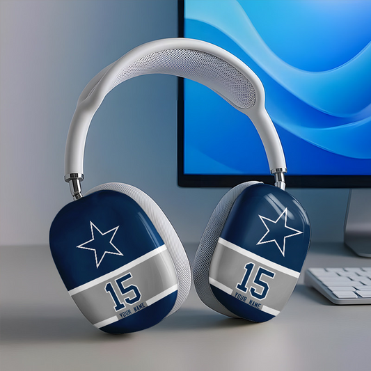 DAL x NFL Special Airpod Max Case Cover Personalized DATND TANTD