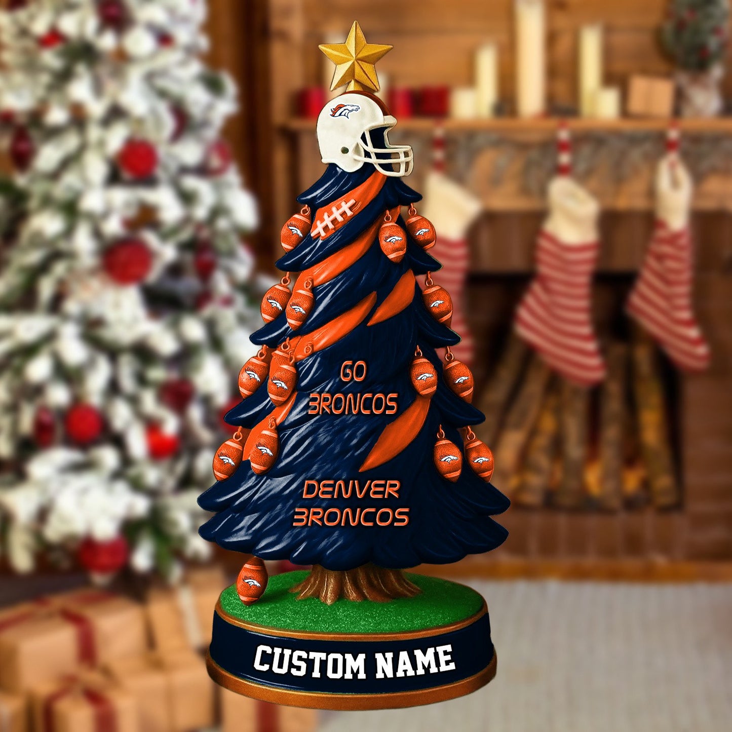 DB NFL Acrylic Block Gift For Fans DDT CTND