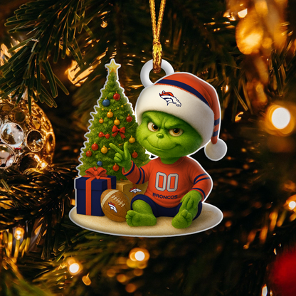 DB NFL x Grinch Premium Ornament DDT NTL