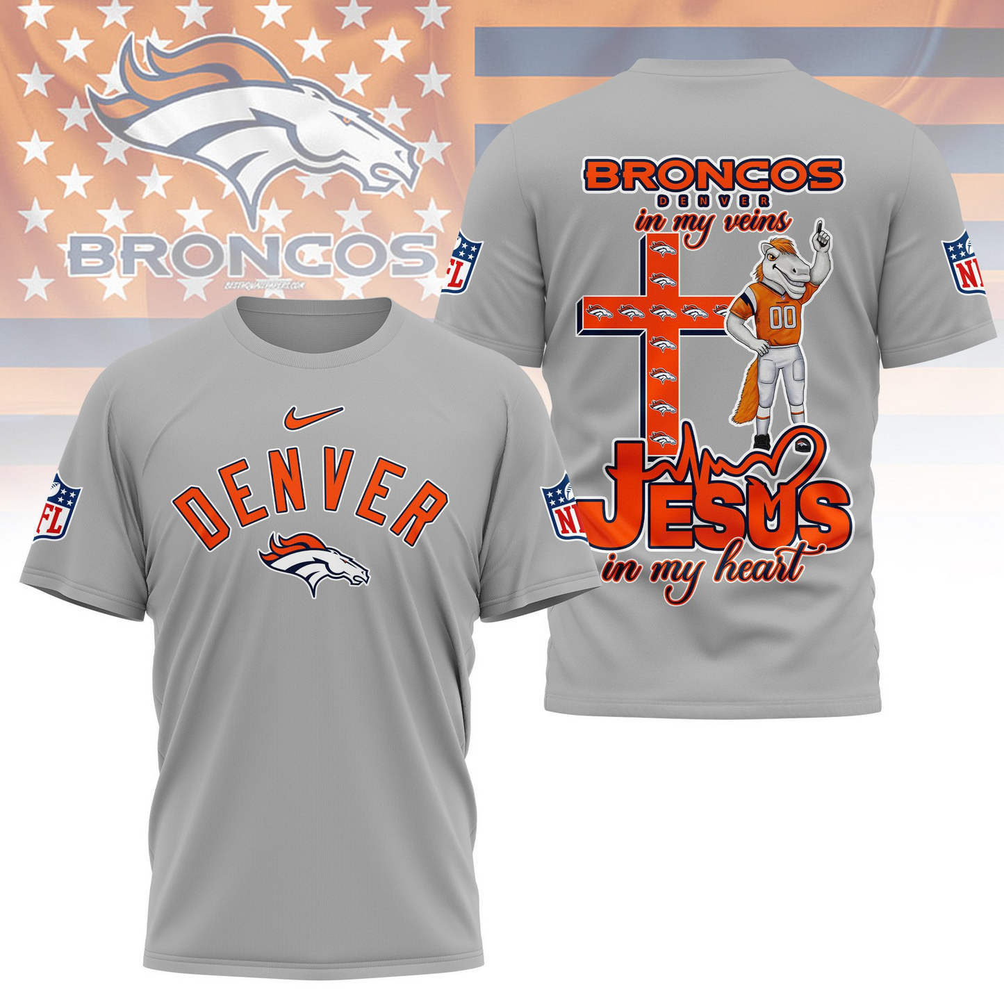DB Premium Faith & Football 3D Shirt DDT TTV