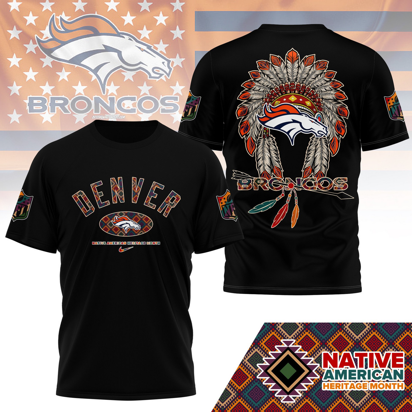 DB Premium Native American Heritage Month 3D Shirt DDT TTV