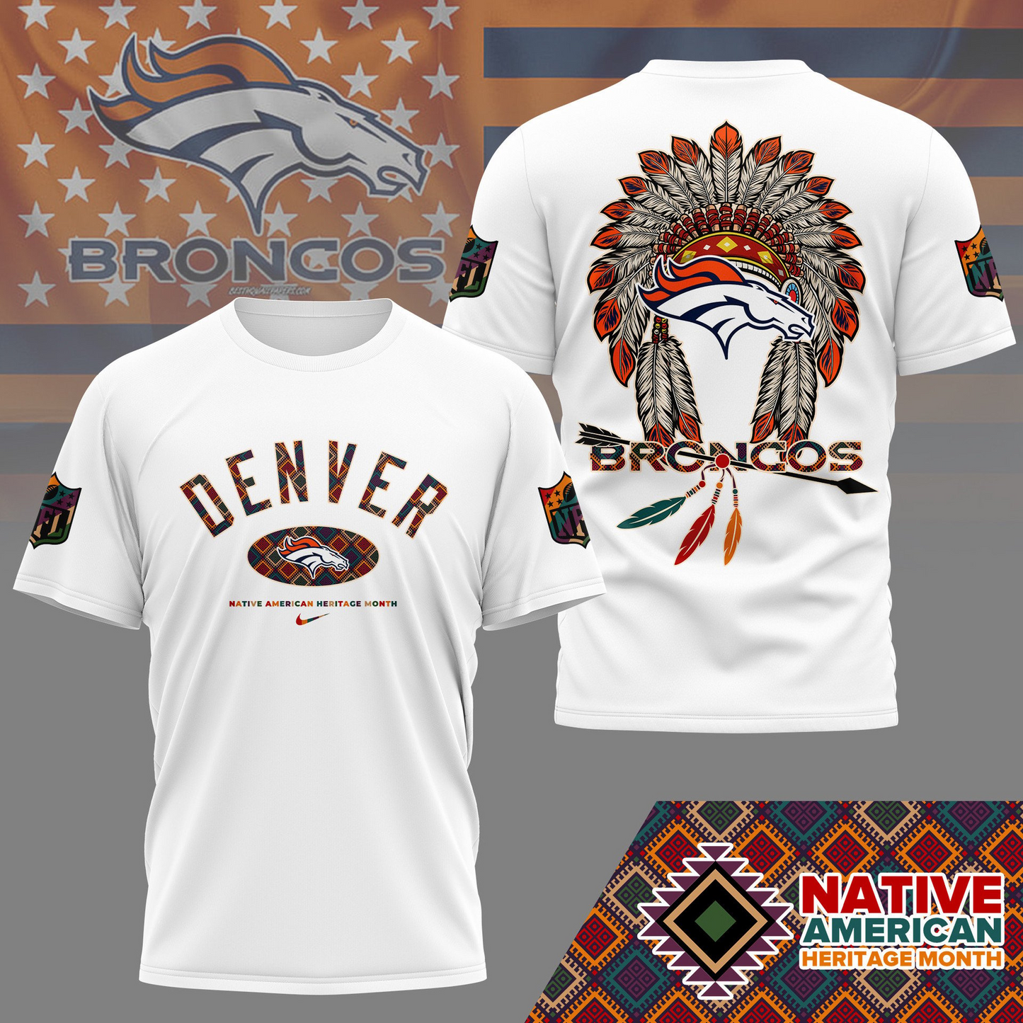 DB Premium Native American Heritage Month 3D Shirt DDT TTV