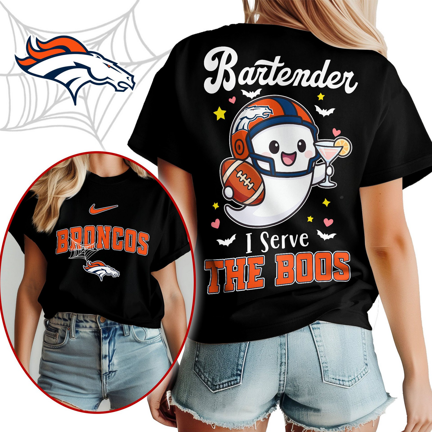 DB Premium NFL Bartender Halloween Fan Women Shirt DDT CTND