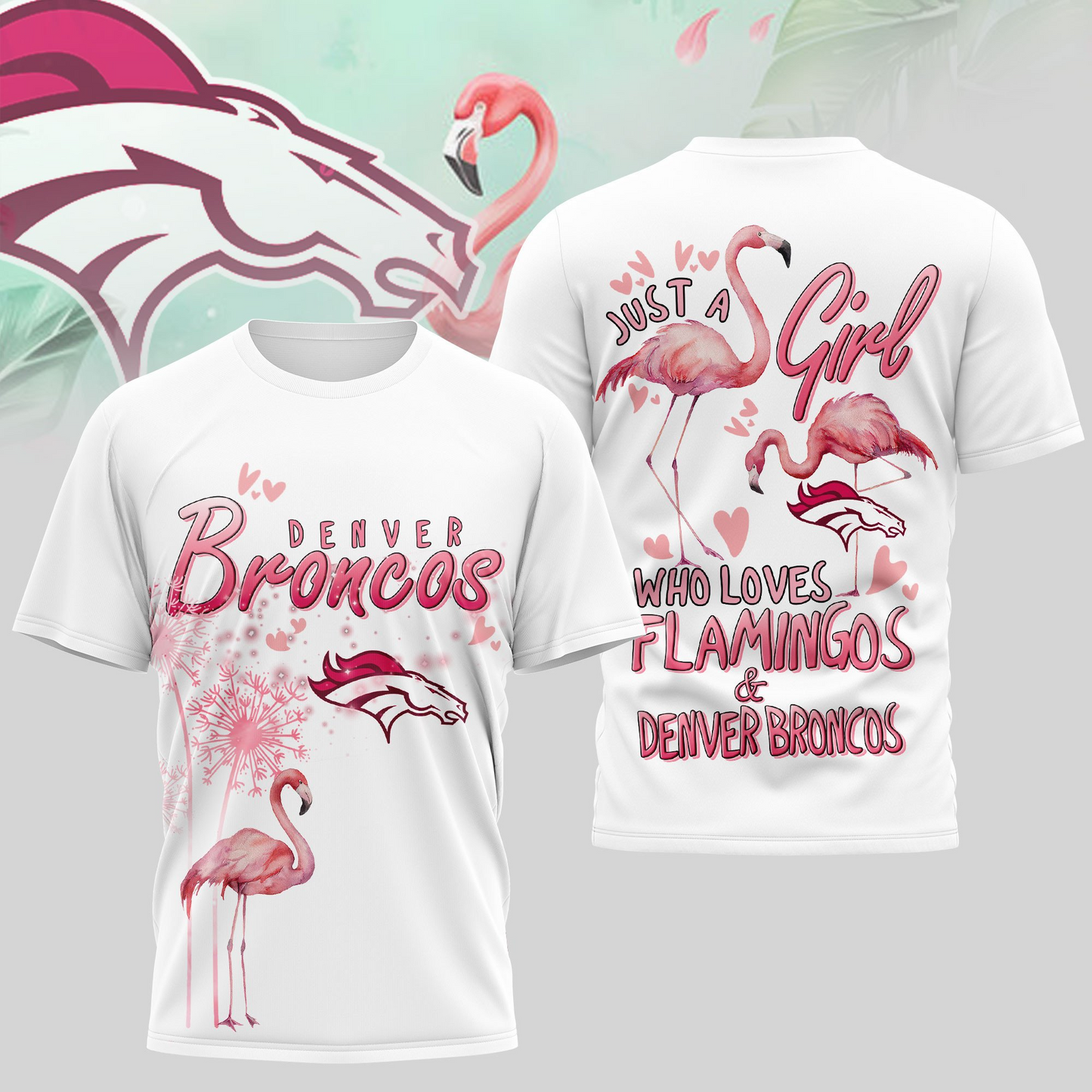 DB Premium NFL Flamingo 3D Shirt DDT NTL