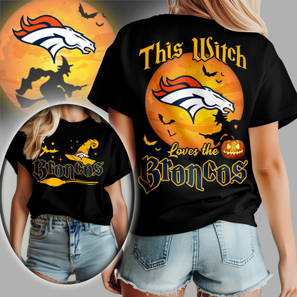 DB Premium NFL Halloween Witch Women Shirt DDT CTND