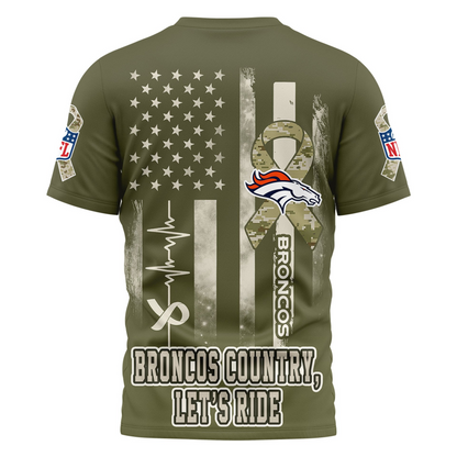 DB Premium NFL Salute to Service Camo 3D Shirt DDT CTND