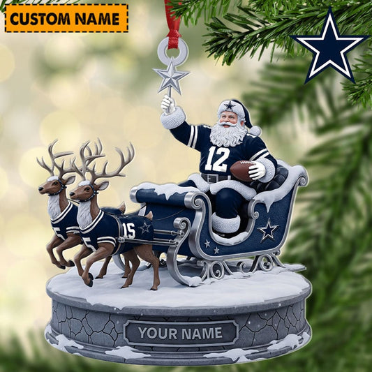 DC NFL Personalized Christmas Ornament Gift For Family DDTNTL