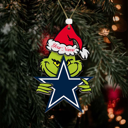 DC NFL x Grin Christmas Ornament DDT HLP