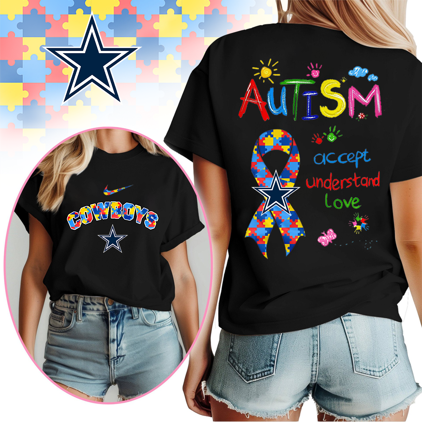 DC Premium Autism Awareness 3D Shirt DDT TTV