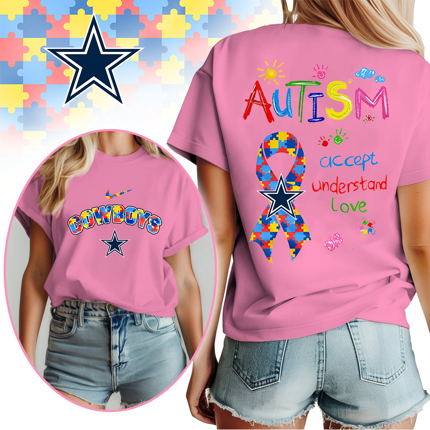 DC Premium Autism Awareness 3D Shirt DDT TTV