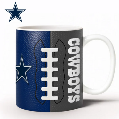 DC Premium NFL Split Color Ceramic Mug DDT HLPhuong