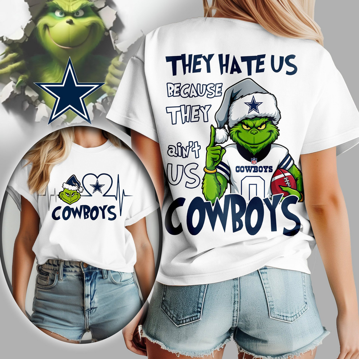 DC Premium NFL They Hate Us Woman Shirt DDT CTND