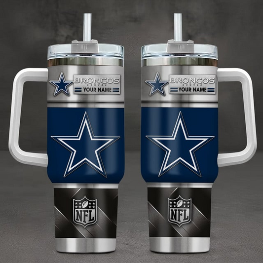 DC x NFL Stainless Steel Tumbler With Handle DDT HLPHUONG