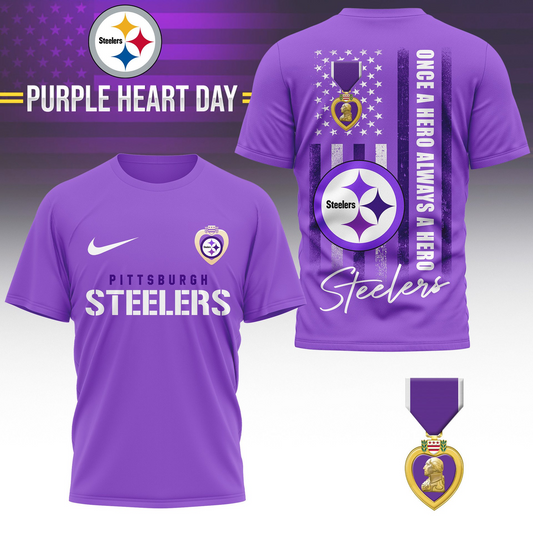 PS Premium National Purple Hear Day 3D Shirt DDT TTV