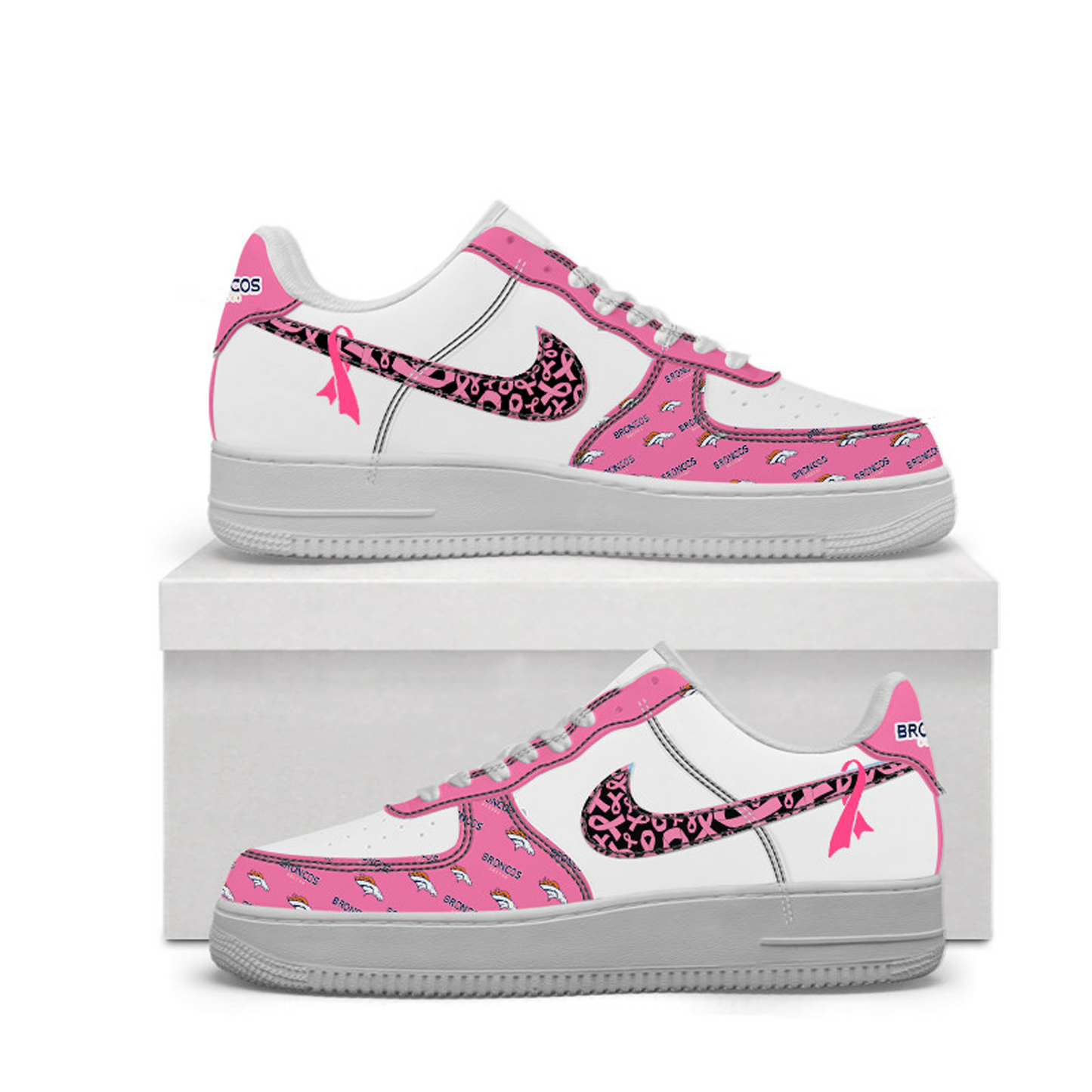 DEN Man Low Top Shoes x Breast Cancer Awareness DatND DVT