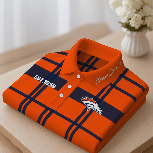 DEN Premium NFL Polo Shirt DatND DVT