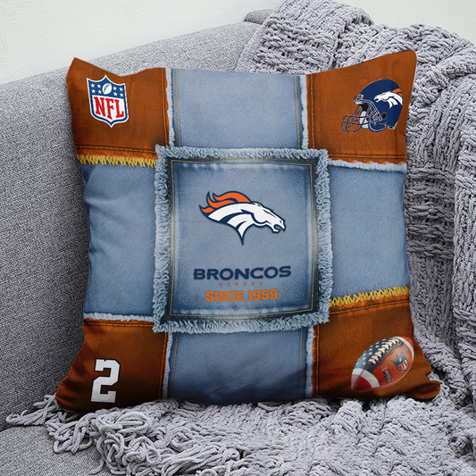 DEN x NFL  Football Pillow Special Style DATND TANTD