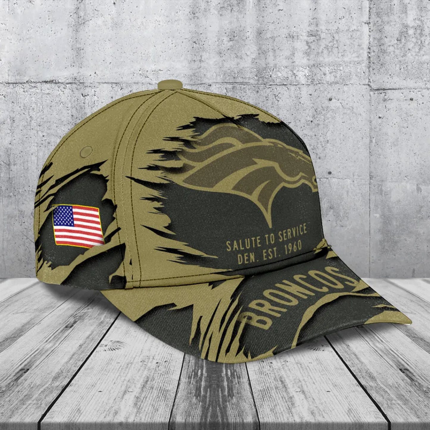 DEN x NFL 2025 Salute to Service Classic Cap DATND TANTD