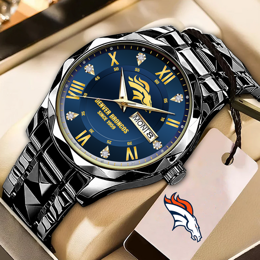 DEN x NFL Alloy Luxury Quartz Watch DATND TANTD
