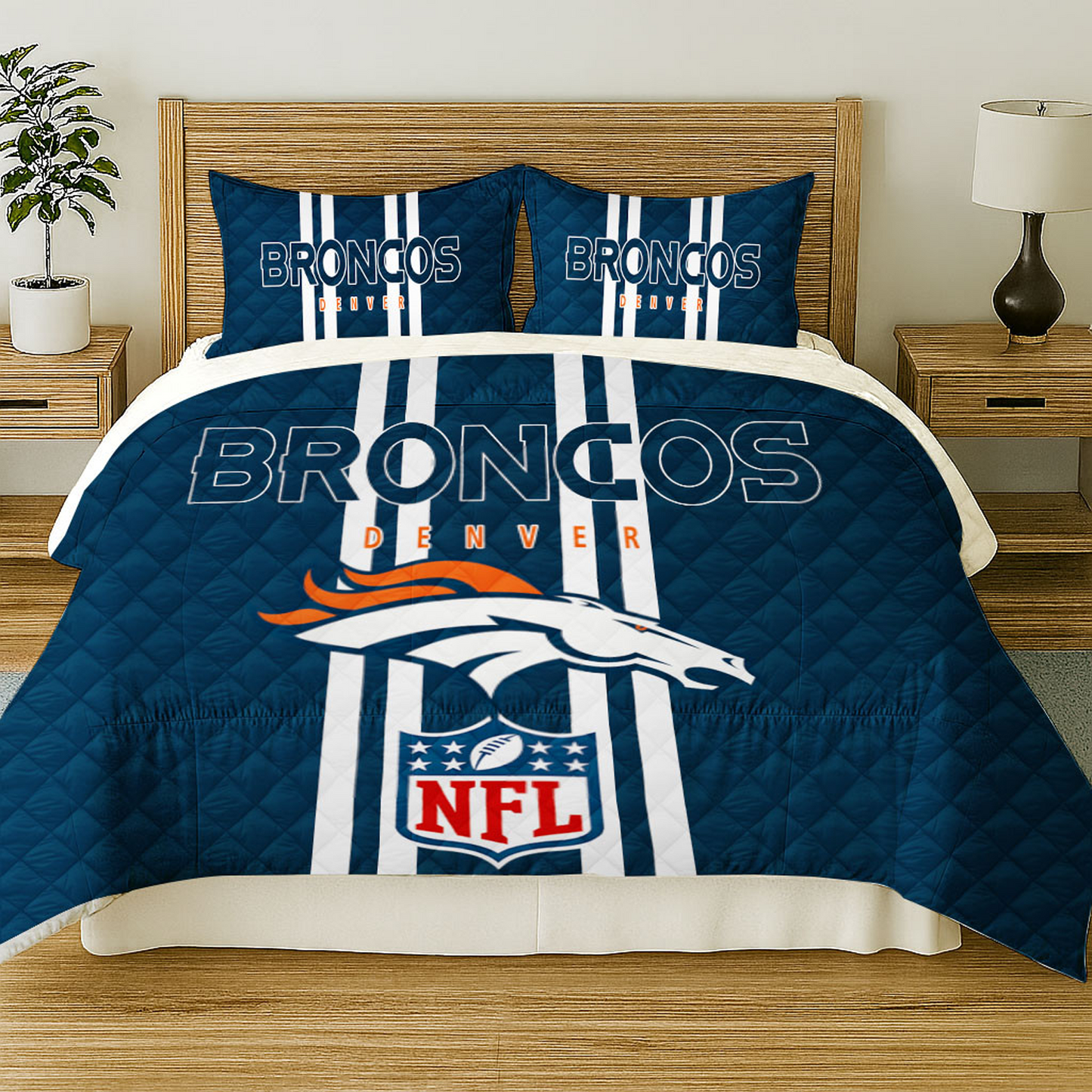 DEN x NFL Bedding Set DATND TANTD