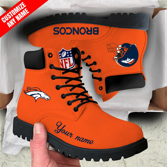 DEN x NFL Custom Leather Boots DATND TANTD