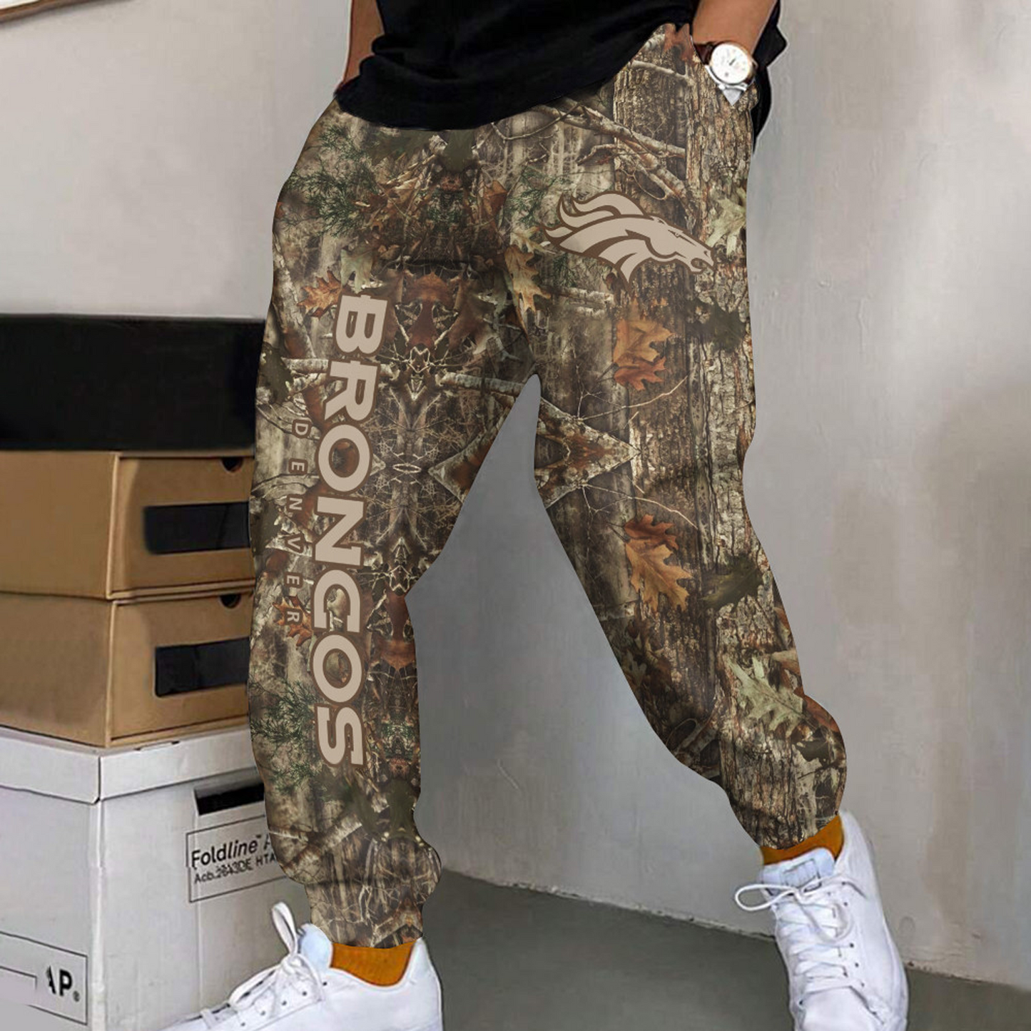 DEN x NFL Football Team Hunting Camo Long Pants DATND TANTD