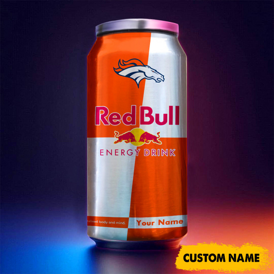 DEN x NFL Mix RedB Drink Can Tumbler Custom Any Name DATND TANTD