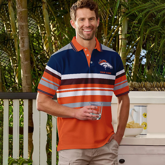 DEN x NFL New Style Men Short Sleeves Polo Shirt DatND DVT