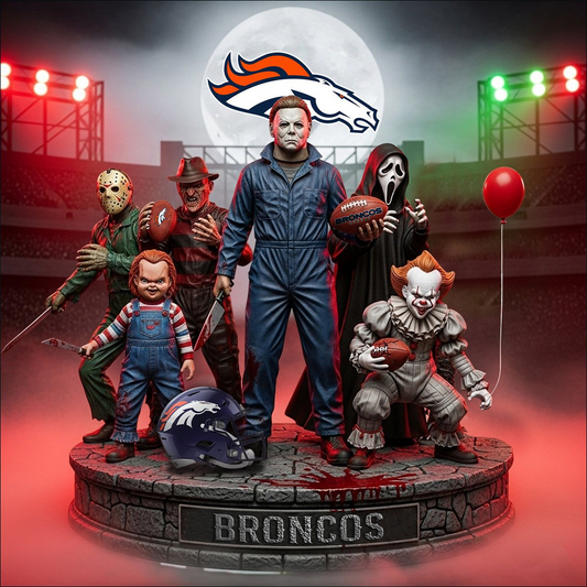 DEN x NFL Personalized Acrylic Block Plaque Halloween