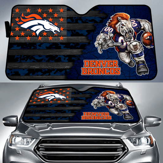 DEN x NFL Personalized Auto Sun Shade DATND TANTD