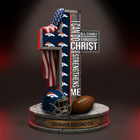 DEN x NFL Premium Acrylic Block DATND TANTD