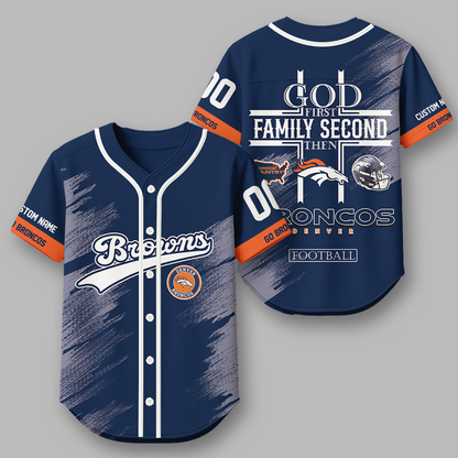 DEN x NFL Premium NFL Baseball Jersey DATND TANTD