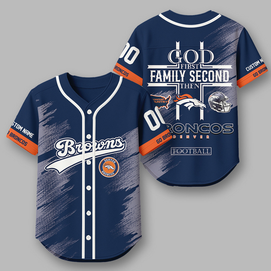 DEN x NFL Premium NFL Baseball Jersey DATND TANTD