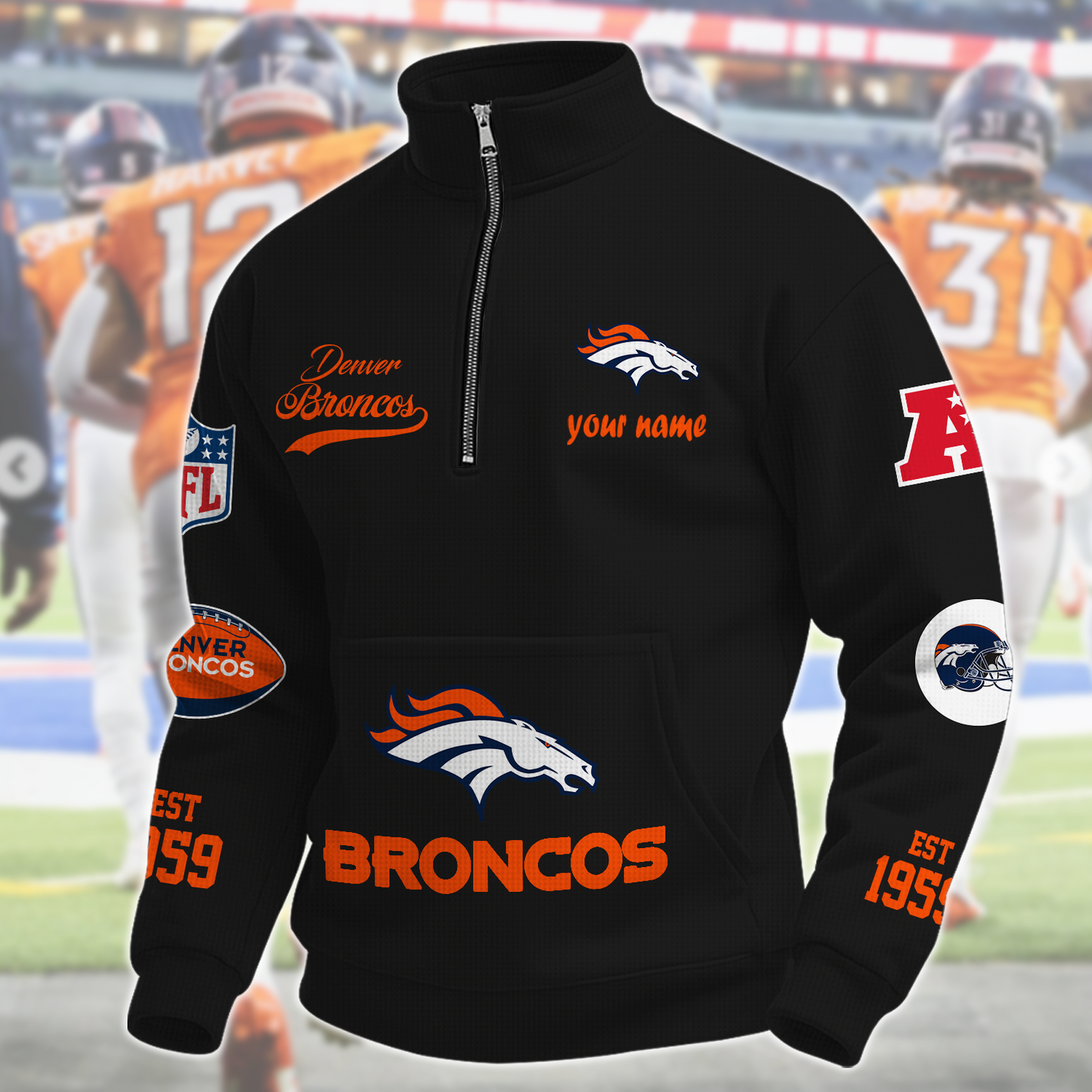 DEN x NFL Quarter-Zip Sweatshirt DatND DVT