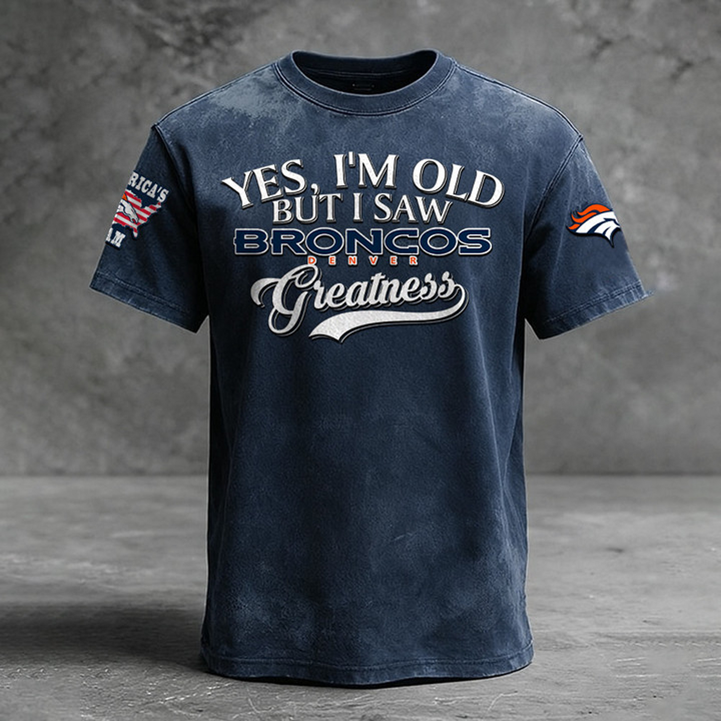 DEN X NFL Retro Style Shirt V1 NAK NHT