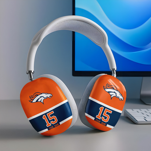 DEN x NFL Special Airpod Max Case Cover Personalized DATND TANTD