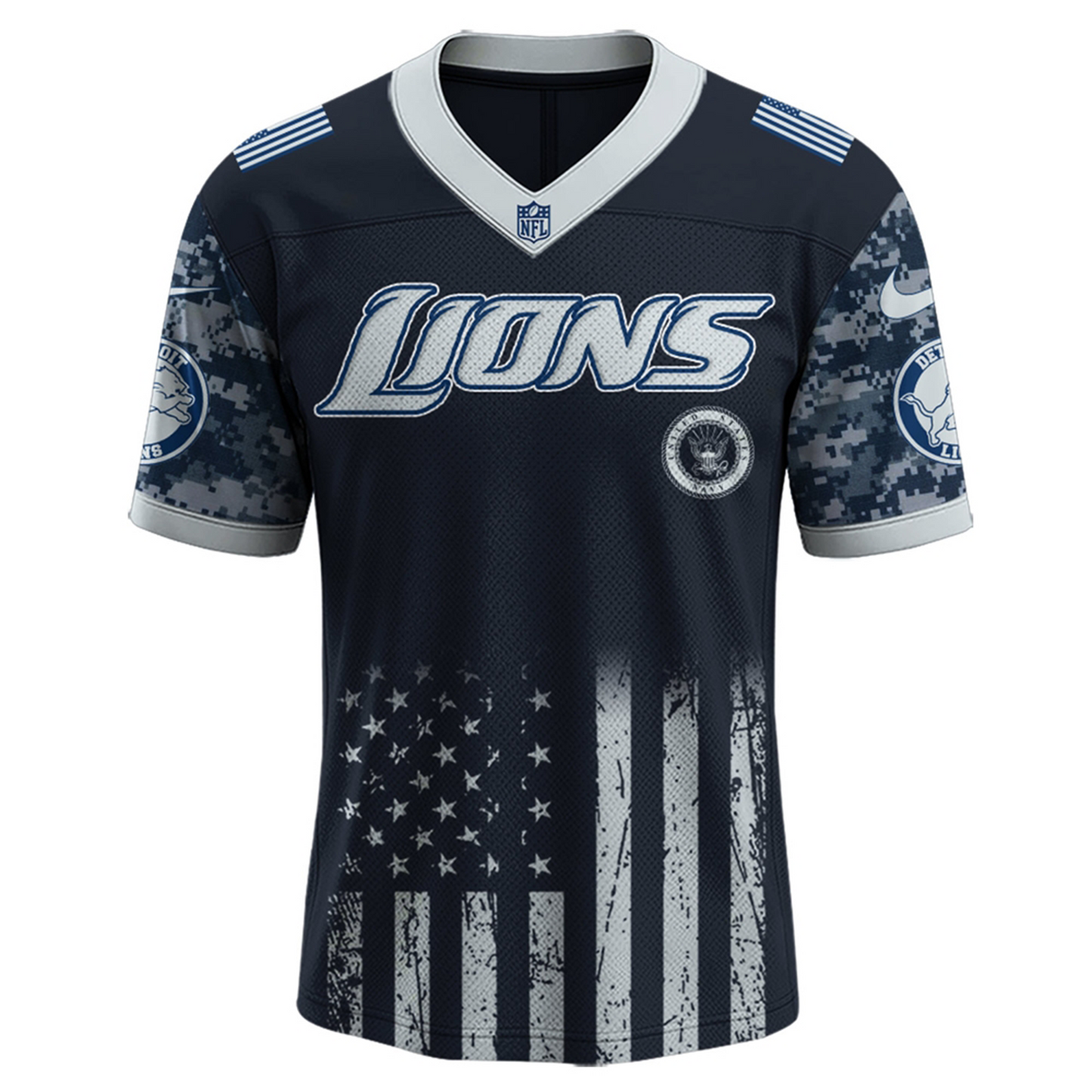 DET x 250 U.S. Navy 250th Birthday Celebration Jersey DatND DVT