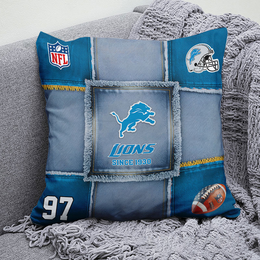 DET x NFL  Football Pillow Special Style DATND TANTD