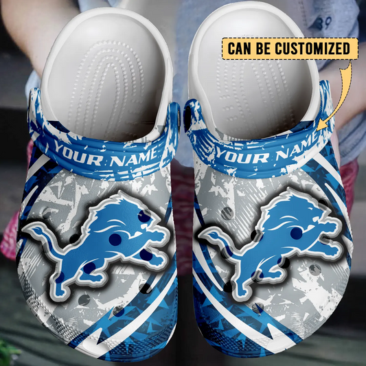 DET x NFL Crocs Crocband Clogs Shoes DatND DVT