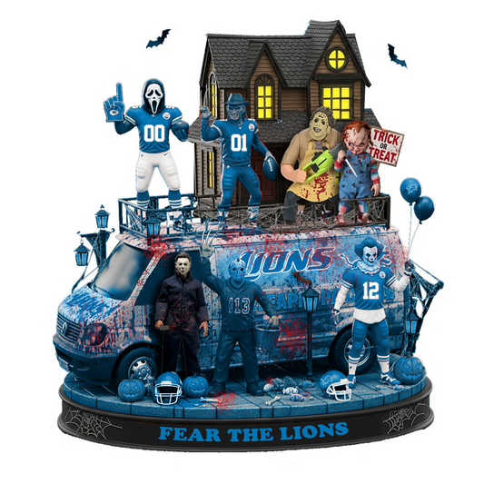 DET x NFL Halloween Acrylic Plaque DATND TANTD
