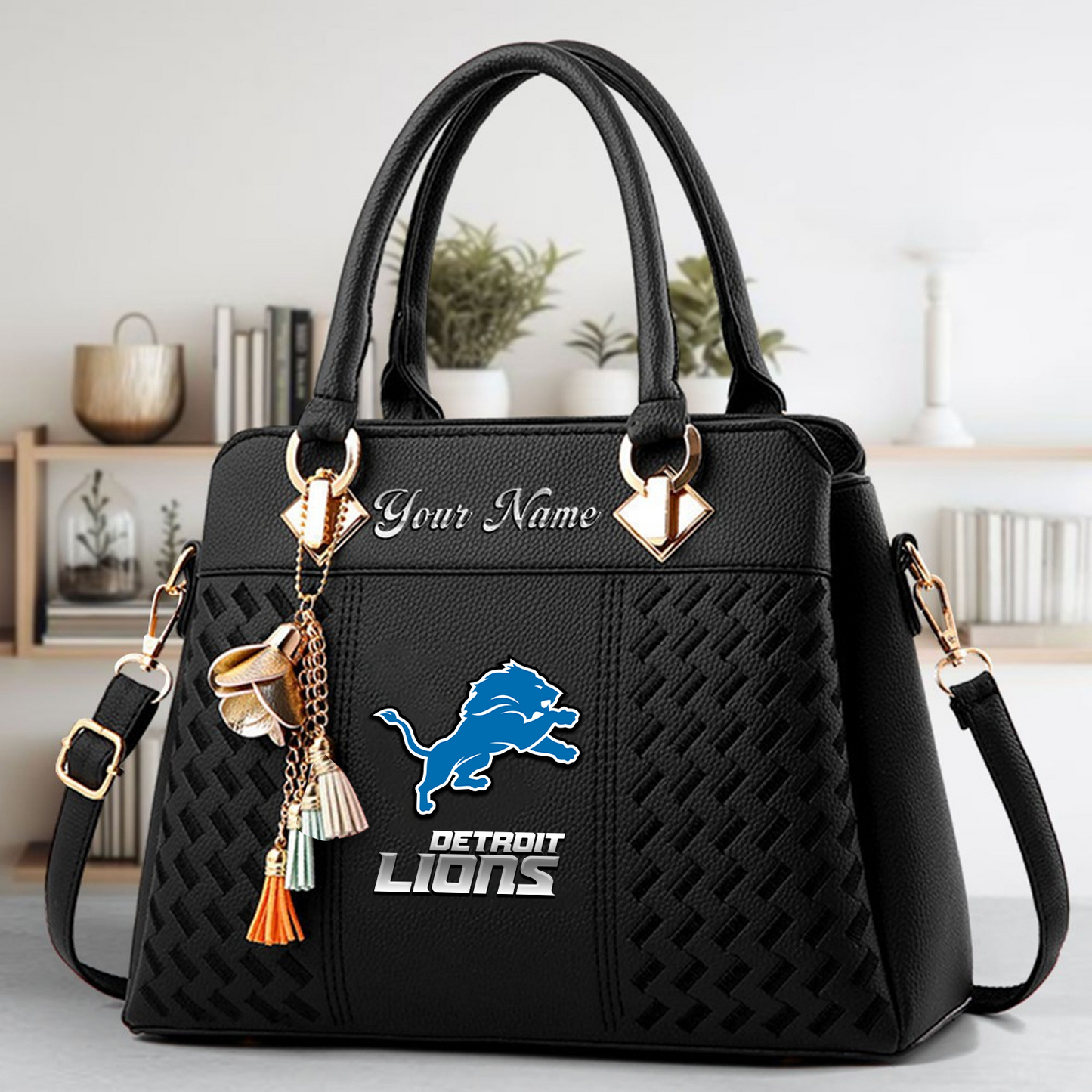 DET x NFL Leather Bag DATND TANTD