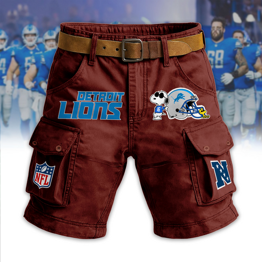 DET x NFL Man Shorts