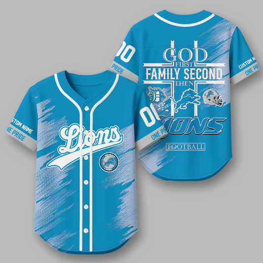 DET x NFL Premium NFL Baseball Jersey DATND TANTD