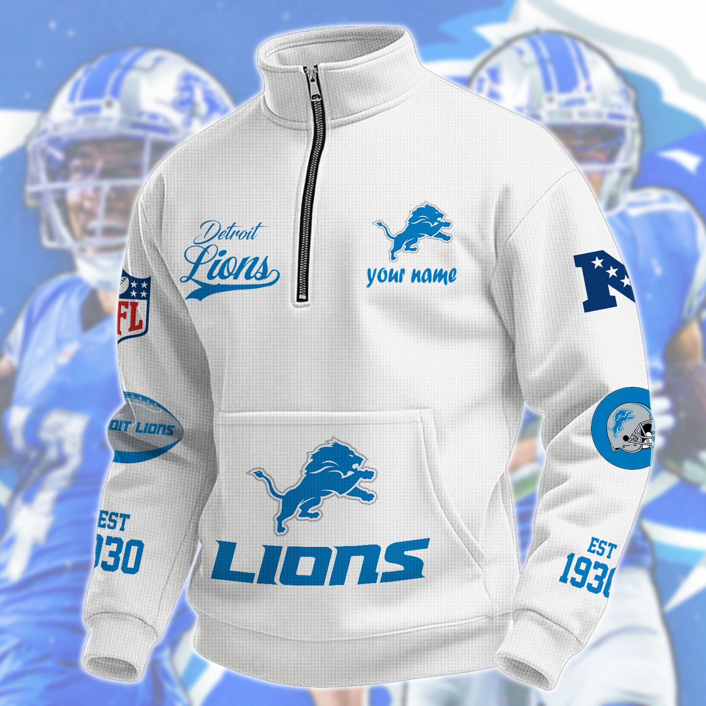 DET x NFL Quarter-Zip Sweatshirt DatND DVT