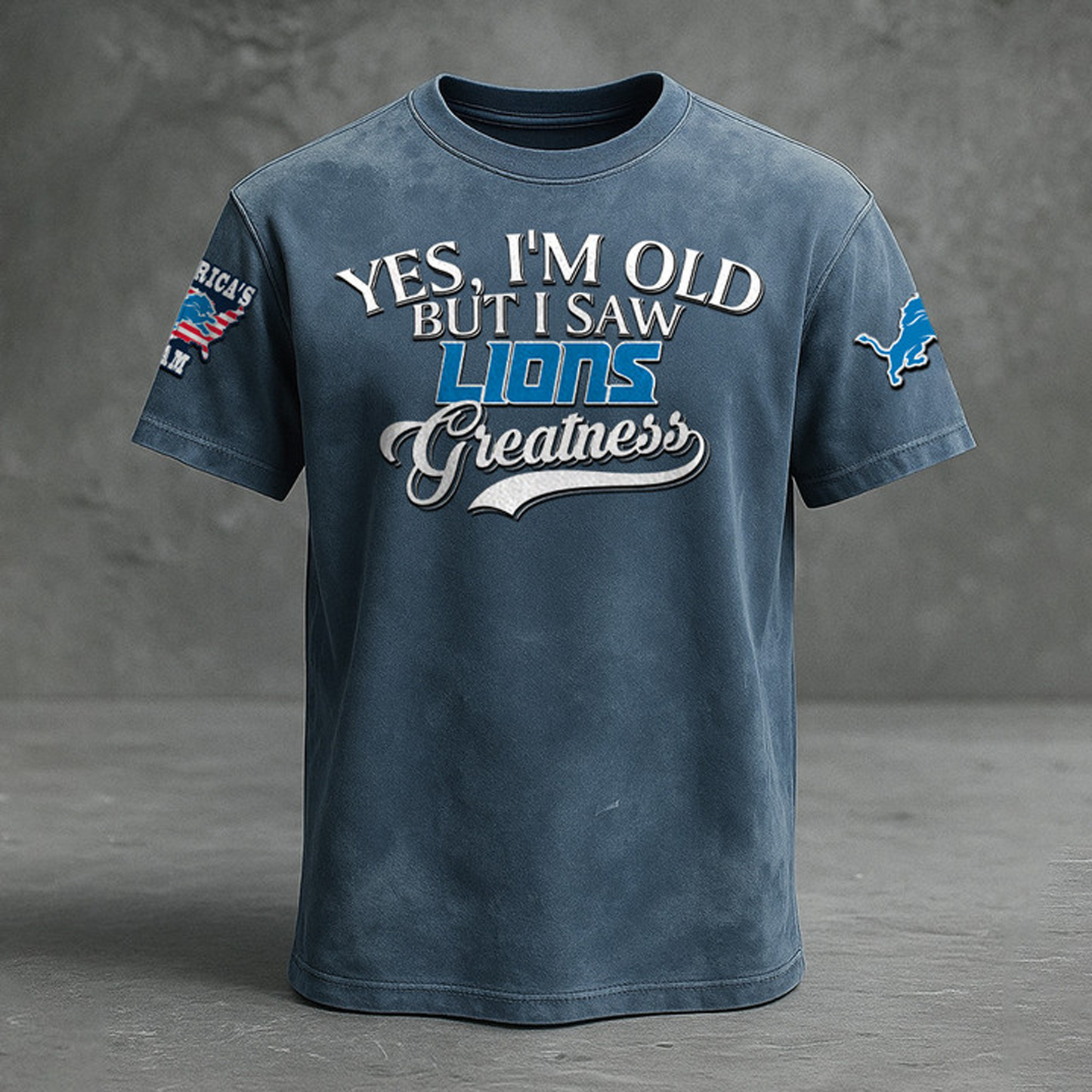 DET X NFL Retro Style Shirt V1 NAK NHT