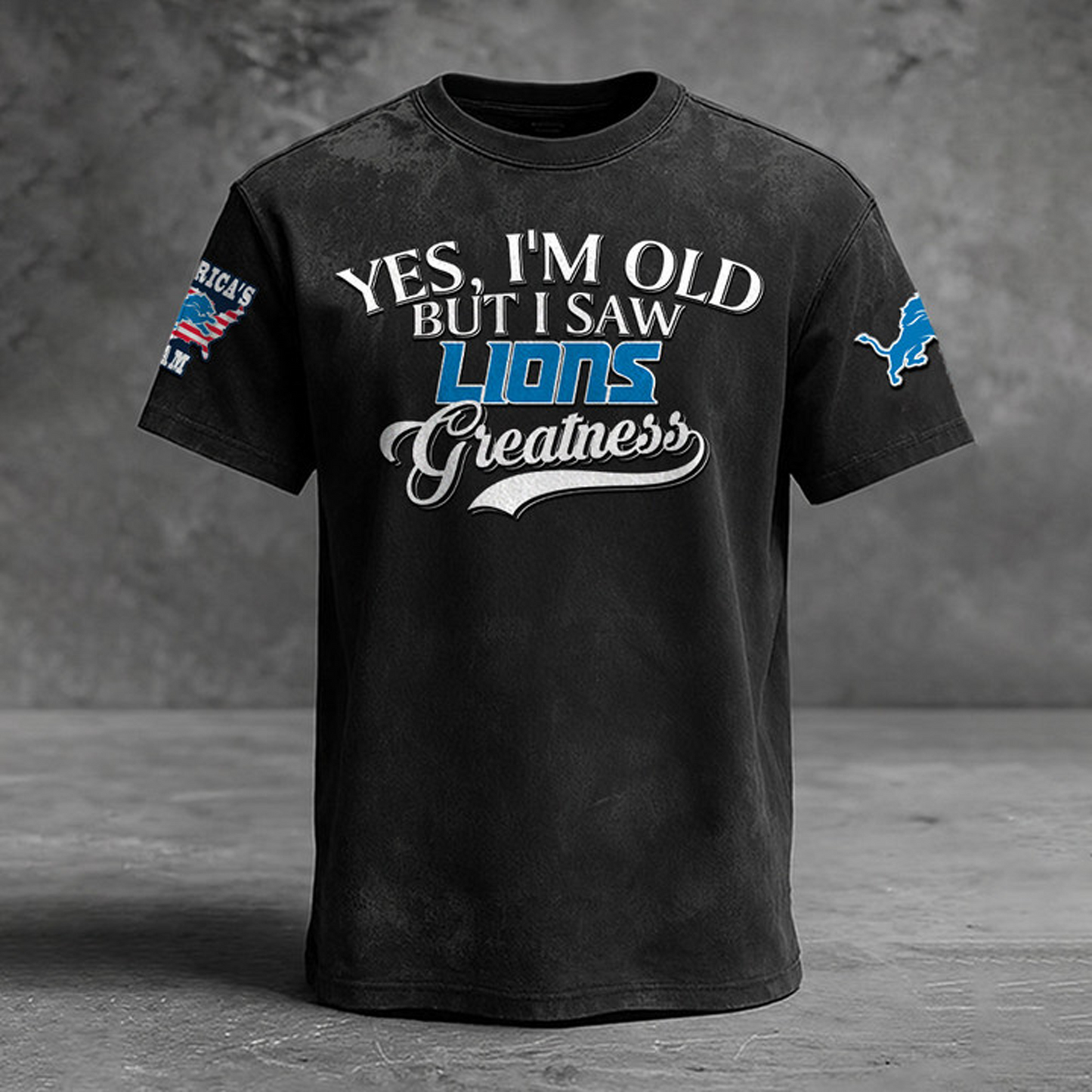 DET X NFL Retro Style Shirt V1 NAK NHT