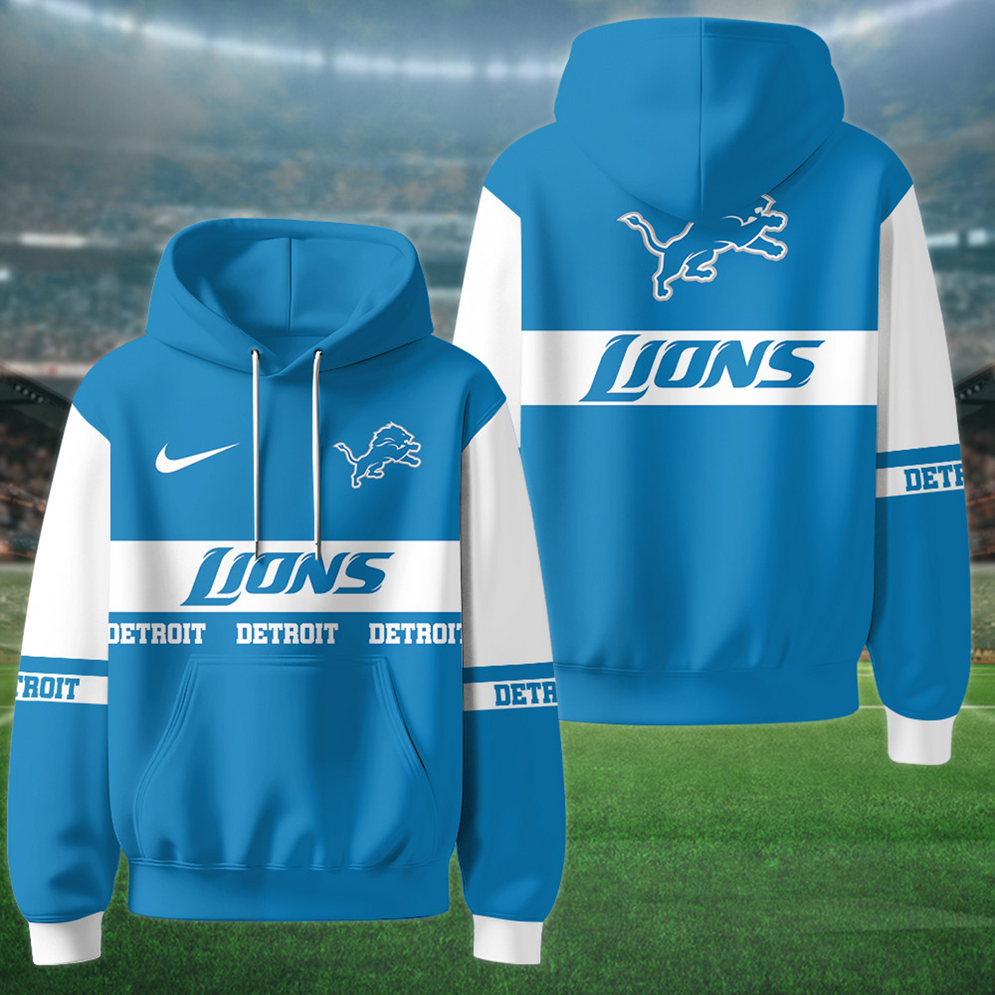 DET x NFL Special Hoodie New Style Personalized Gifts For Fan DATND TANTD